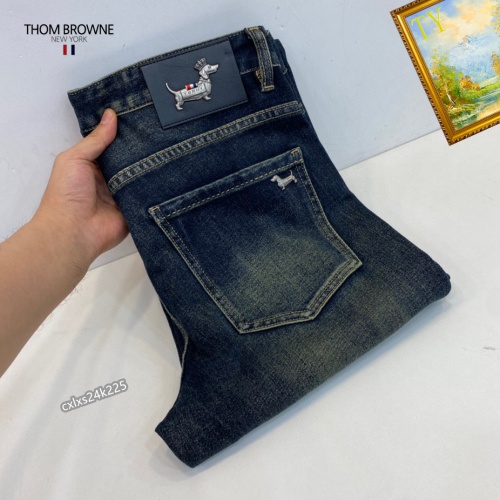 Cheap Thom Browne TB Jeans For Men #1251280 Replica Wholesale [$48.00 USD] [ITEM#1251280] on Replica Thom Browne TB Jeans