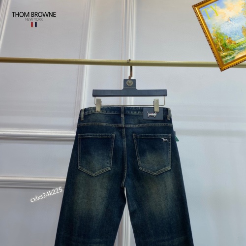 Cheap Thom Browne TB Jeans For Men #1251280 Replica Wholesale [$48.00 USD] [ITEM#1251280] on Replica Thom Browne TB Jeans