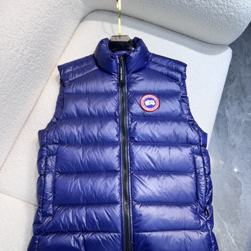 Cheap Canada Goose Down Vest Sleeveless For Men #1251315 Replica Wholesale [$118.00 USD] [ITEM#1251315] on Replica Canada Goose Down Vest