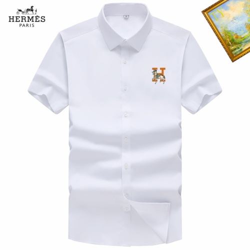 Cheap Hermes Shirts Short Sleeved For Unisex #1251333 Replica Wholesale [$38.00 USD] [ITEM#1251333] on Replica Hermes Shirts