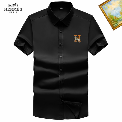 Cheap Hermes Shirts Short Sleeved For Unisex #1251334 Replica Wholesale [$38.00 USD] [ITEM#1251334] on Replica Hermes Shirts