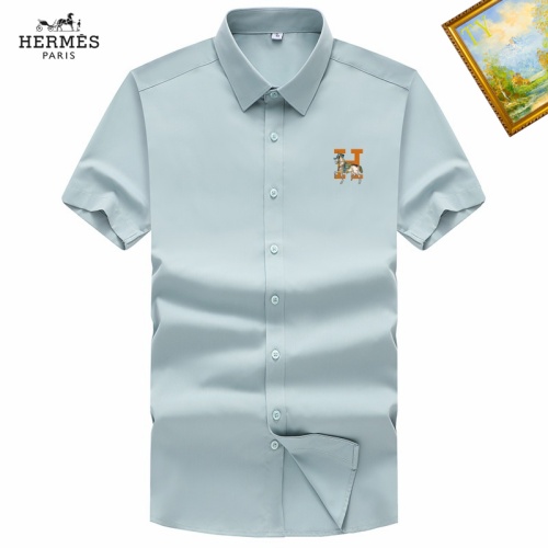 Cheap Hermes Shirts Short Sleeved For Unisex #1251335 Replica Wholesale [$38.00 USD] [ITEM#1251335] on Replica Hermes Shirts