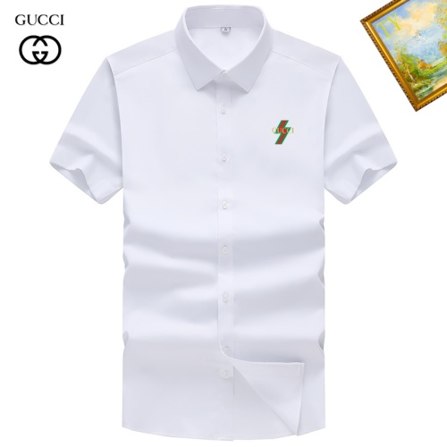 Cheap Gucci Shirts Short Sleeved For Unisex #1251354 Replica Wholesale [$38.00 USD] [ITEM#1251354] on Replica Gucci Shirts