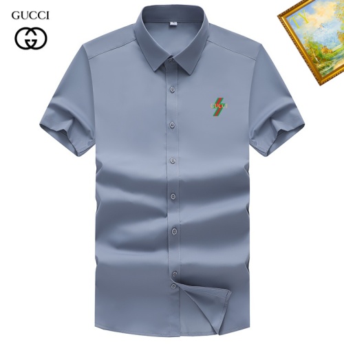 Cheap Gucci Shirts Short Sleeved For Unisex #1251358 Replica Wholesale [$38.00 USD] [ITEM#1251358] on Replica Gucci Shirts