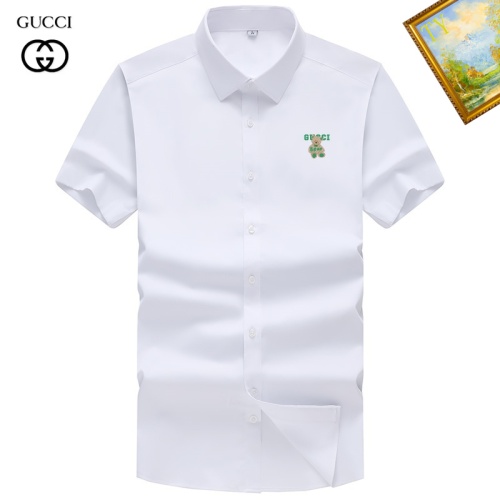 Cheap Gucci Shirts Short Sleeved For Unisex #1251359 Replica Wholesale [$38.00 USD] [ITEM#1251359] on Replica Gucci Shirts