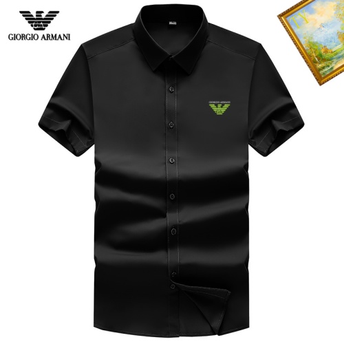 Cheap Armani Shirts Short Sleeved For Unisex #1251376 Replica Wholesale [$38.00 USD] [ITEM#1251376] on Replica Armani Shirts