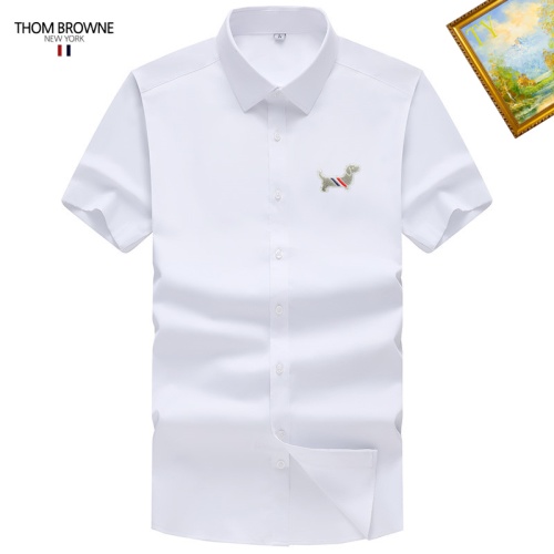 Cheap Thom Browne TB Shirts Short Sleeved For Unisex #1251396 Replica Wholesale [$38.00 USD] [ITEM#1251396] on Replica Thom Browne TB Shirts