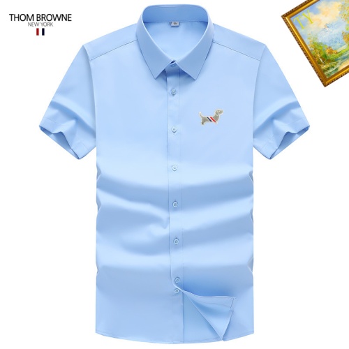 Cheap Thom Browne TB Shirts Short Sleeved For Unisex #1251399 Replica Wholesale [$38.00 USD] [ITEM#1251399] on Replica Thom Browne TB Shirts