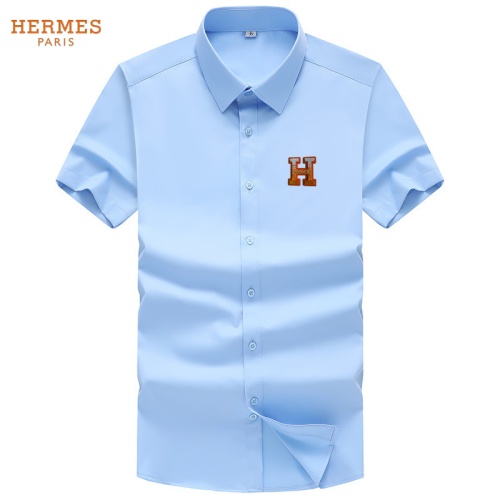 Cheap Hermes Shirts Short Sleeved For Unisex #1251409 Replica Wholesale [$38.00 USD] [ITEM#1251409] on Replica Hermes Shirts