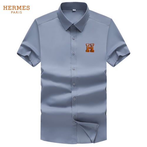 Cheap Hermes Shirts Short Sleeved For Unisex #1251410 Replica Wholesale [$38.00 USD] [ITEM#1251410] on Replica Hermes Shirts