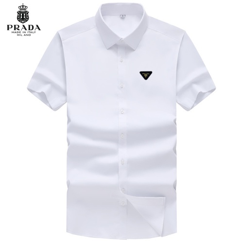 Cheap Prada Shirts Short Sleeved For Unisex #1251411 Replica Wholesale [$38.00 USD] [ITEM#1251411] on Replica Prada Shirts