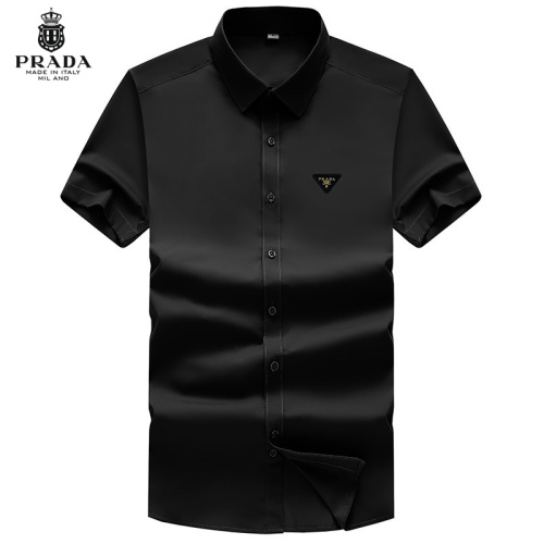 Cheap Prada Shirts Short Sleeved For Unisex #1251412 Replica Wholesale [$38.00 USD] [ITEM#1251412] on Replica Prada Shirts