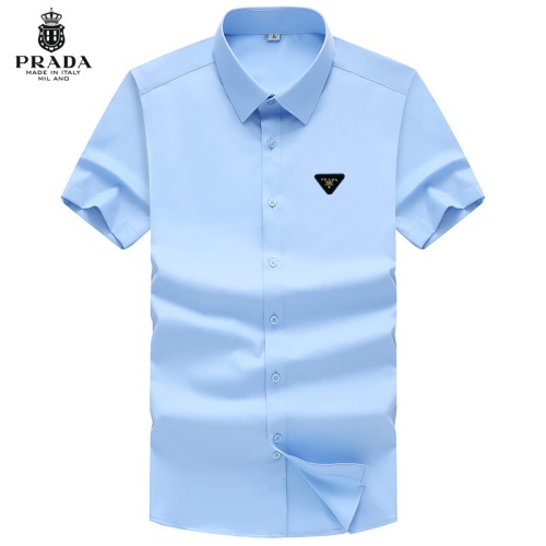 Cheap Prada Shirts Short Sleeved For Unisex #1251414 Replica Wholesale [$38.00 USD] [ITEM#1251414] on Replica Prada Shirts