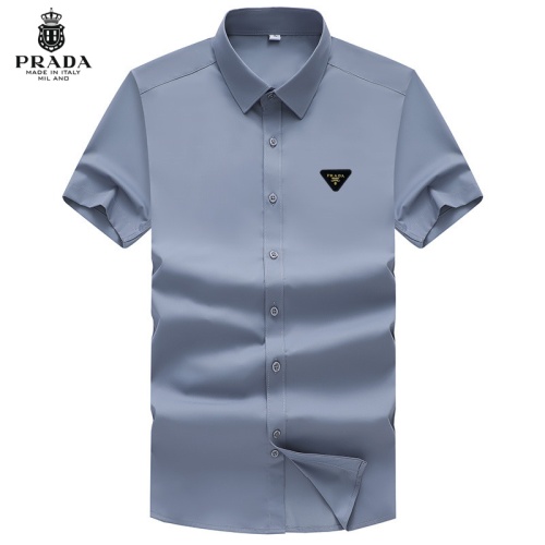 Cheap Prada Shirts Short Sleeved For Unisex #1251415 Replica Wholesale [$38.00 USD] [ITEM#1251415] on Replica Prada Shirts