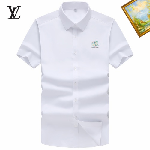 Cheap Louis Vuitton LV Shirts Short Sleeved For Unisex #1251426 Replica Wholesale [$38.00 USD] [ITEM#1251426] on Replica Louis Vuitton LV Shirts