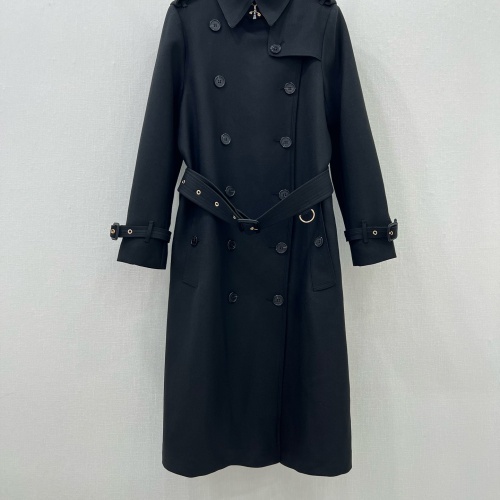 Cheap Burberry Trench Coat Long Sleeved For Women #1251443 Replica Wholesale [$202.00 USD] [ITEM#1251443] on Replica Burberry Trench Coat