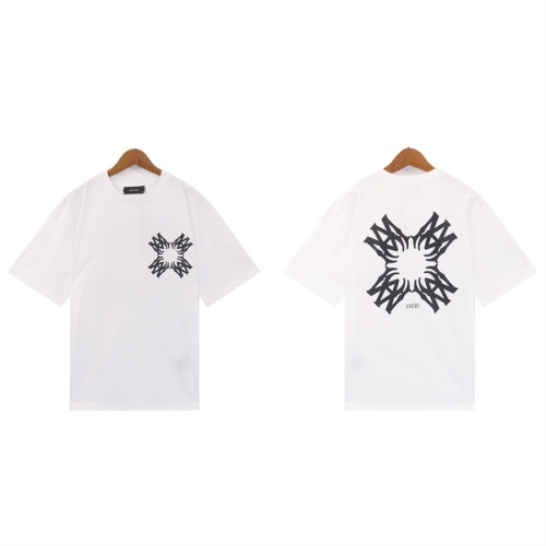 Cheap Amiri T-Shirts Short Sleeved For Unisex #1251457 Replica Wholesale [$32.00 USD] [ITEM#1251457] on Replica Amiri T-Shirts