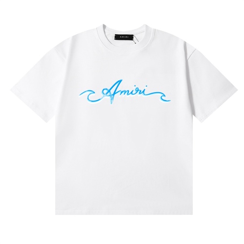 Cheap Amiri T-Shirts Short Sleeved For Unisex #1251459 Replica Wholesale [$29.00 USD] [ITEM#1251459] on Replica Amiri T-Shirts