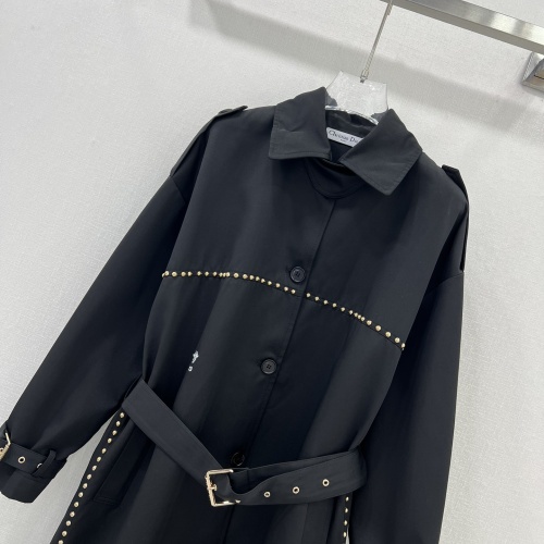 Cheap Christian Dior Coat Long Sleeved For Women #1251481 Replica Wholesale [$140.00 USD] [ITEM#1251481] on Replica Christian Dior Coat