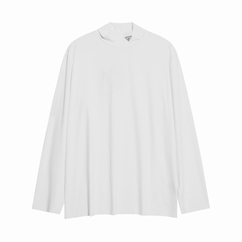 Cheap Prada T-Shirts Long Sleeved For Unisex #1251488 Replica Wholesale [$56.00 USD] [ITEM#1251488] on Replica Prada T-Shirts