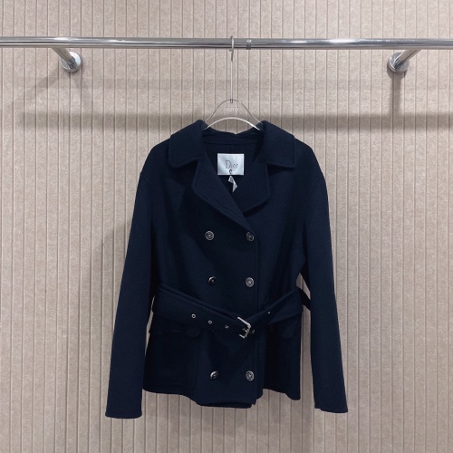 Cheap Christian Dior Coat Long Sleeved For Women #1251491 Replica Wholesale [$155.00 USD] [ITEM#1251491] on Replica Christian Dior Coat