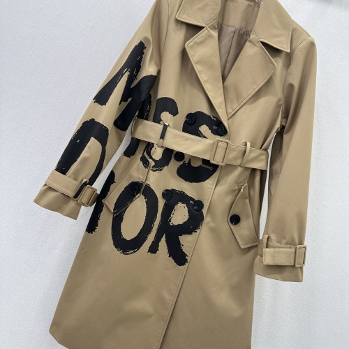 Cheap Christian Dior Coat Long Sleeved For Women #1251492 Replica Wholesale [$108.00 USD] [ITEM#1251492] on Replica Christian Dior Coat