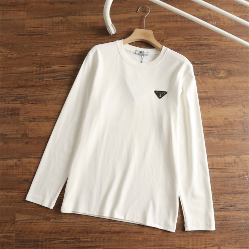 Cheap Prada T-Shirts Long Sleeved For Men #1251493 Replica Wholesale [$40.00 USD] [ITEM#1251493] on Replica Prada T-Shirts