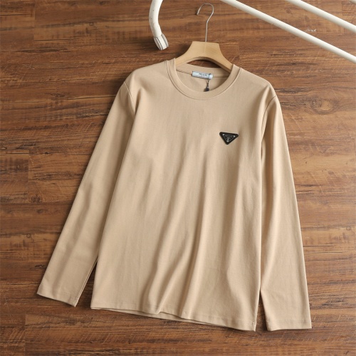 Cheap Prada T-Shirts Long Sleeved For Men #1251494 Replica Wholesale [$40.00 USD] [ITEM#1251494] on Replica Prada T-Shirts