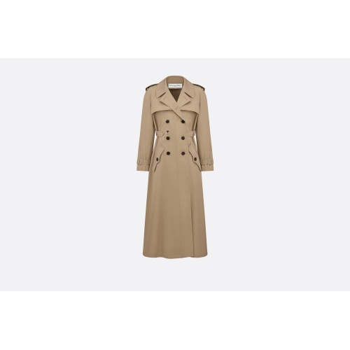 Cheap Christian Dior Coat Long Sleeved For Women #1251499 Replica Wholesale [$192.00 USD] [ITEM#1251499] on Replica Christian Dior Coat