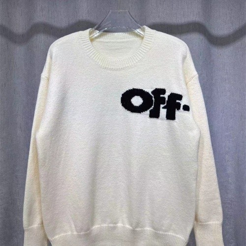 Cheap Off-White Sweaters Long Sleeved For Unisex #1251515 Replica Wholesale [$52.00 USD] [ITEM#1251515] on Replica Off-White Sweaters