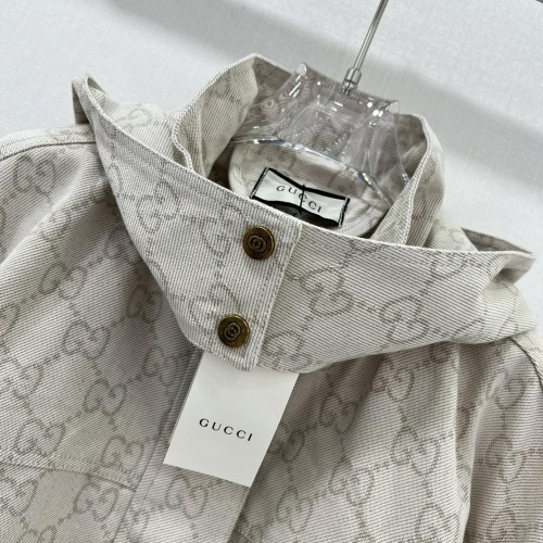 Cheap Gucci Jackets Long Sleeved For Women #1251554 Replica Wholesale [$118.00 USD] [ITEM#1251554] on Replica Gucci Jackets