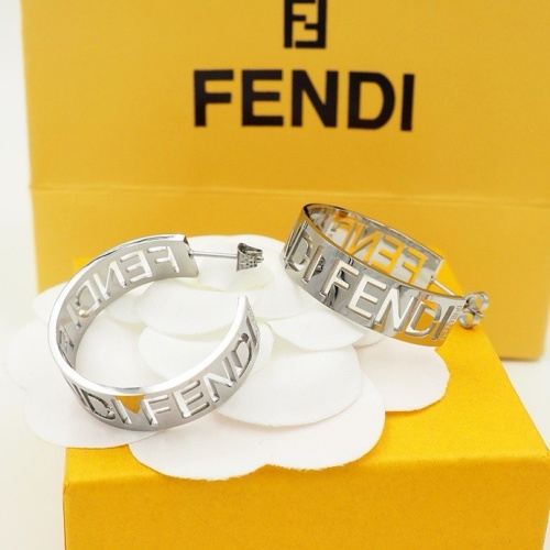 Cheap Fendi Earrings For Women #1251617 Replica Wholesale [$32.00 USD] [ITEM#1251617] on Replica Fendi Earrings