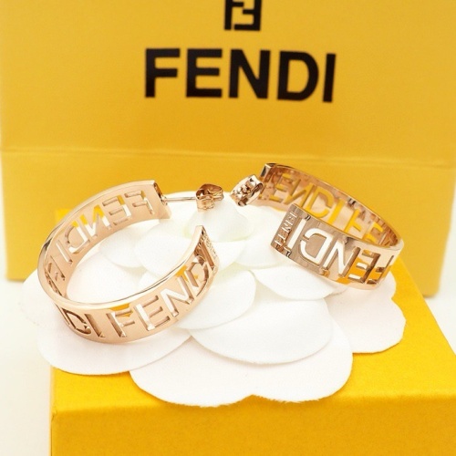 Cheap Fendi Earrings For Women #1251618 Replica Wholesale [$32.00 USD] [ITEM#1251618] on Replica Fendi Earrings