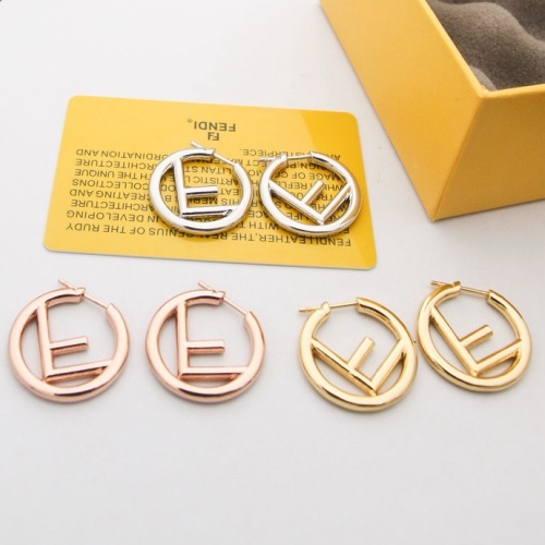 Cheap Fendi Earrings For Women #1251620 Replica Wholesale [$29.00 USD] [ITEM#1251620] on Replica Fendi Earrings