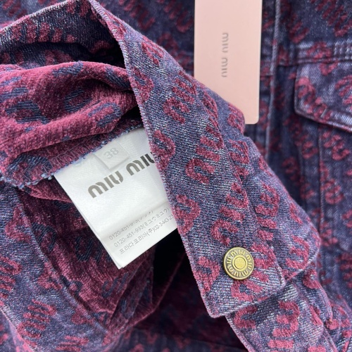 Cheap MIU MIU Jackets Long Sleeved For Women #1251626 Replica Wholesale [$105.00 USD] [ITEM#1251626] on Replica MIU MIU Jackets