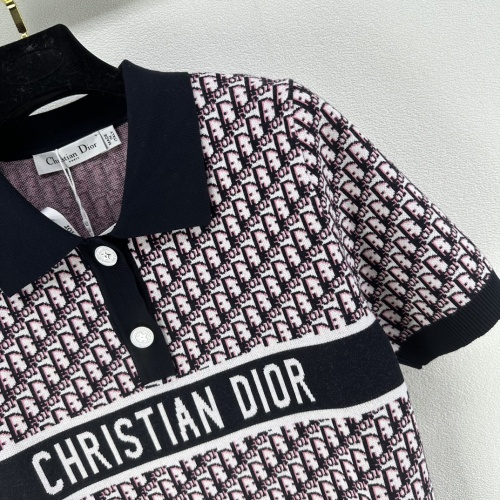 Cheap Christian Dior Sweaters Short Sleeved For Women #1251695 Replica Wholesale [$96.00 USD] [ITEM#1251695] on Replica Christian Dior Sweaters