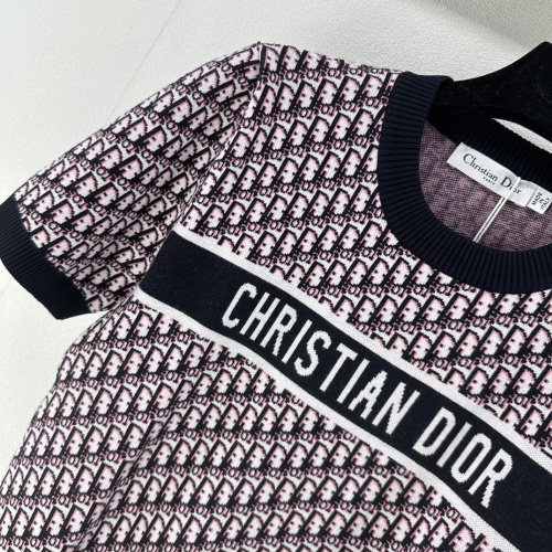 Cheap Christian Dior Sweaters Short Sleeved For Women #1251699 Replica Wholesale [$88.00 USD] [ITEM#1251699] on Replica Christian Dior Sweaters