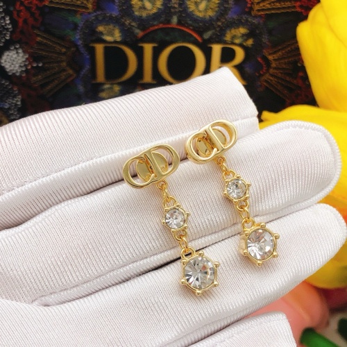 Cheap Christian Dior Earrings For Women #1251767 Replica Wholesale [$25.00 USD] [ITEM#1251767] on Replica Christian Dior Earrings