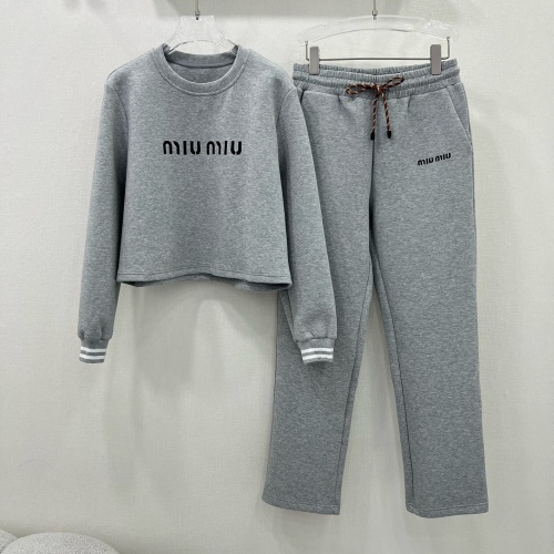 Cheap MIU MIU Tracksuits Long Sleeved For Women #1251783 Replica Wholesale [$140.00 USD] [ITEM#1251783] on Replica MIU MIU Tracksuits