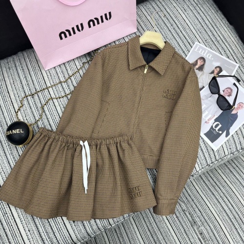 Cheap MIU MIU Tracksuits Long Sleeved For Women #1251798 Replica Wholesale [$105.00 USD] [ITEM#1251798] on Replica MIU MIU Tracksuits