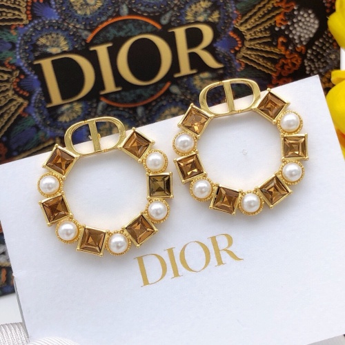 Cheap Christian Dior Earrings For Women #1251827 Replica Wholesale [$29.00 USD] [ITEM#1251827] on Replica Christian Dior Earrings