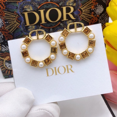 Cheap Christian Dior Earrings For Women #1251827 Replica Wholesale [$29.00 USD] [ITEM#1251827] on Replica Christian Dior Earrings