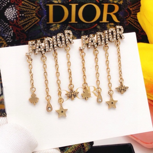 Cheap Christian Dior Earrings For Women #1251864 Replica Wholesale [$25.00 USD] [ITEM#1251864] on Replica Christian Dior Earrings