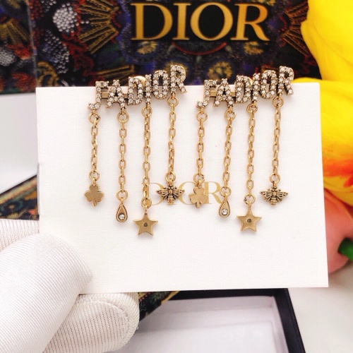 Cheap Christian Dior Earrings For Women #1251864 Replica Wholesale [$25.00 USD] [ITEM#1251864] on Replica Christian Dior Earrings