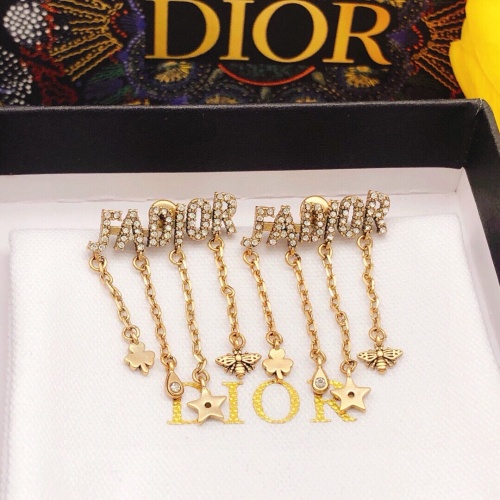 Cheap Christian Dior Earrings For Women #1251864 Replica Wholesale [$25.00 USD] [ITEM#1251864] on Replica Christian Dior Earrings