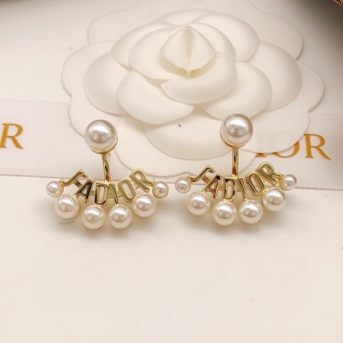 Cheap Christian Dior Earrings For Women #1251873 Replica Wholesale [$27.00 USD] [ITEM#1251873] on Replica Christian Dior Earrings