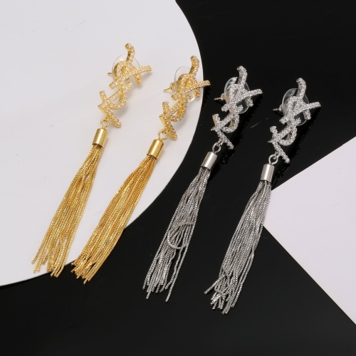 Cheap Yves Saint Laurent YSL Earrings For Women #1251961 Replica Wholesale [$27.00 USD] [ITEM#1251961] on Replica Yves Saint Laurent YSL Earrings