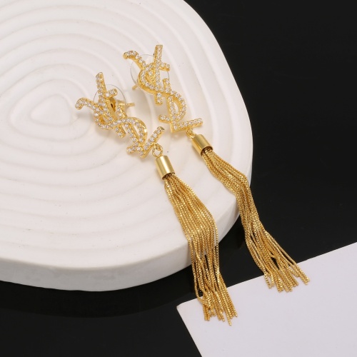 Cheap Yves Saint Laurent YSL Earrings For Women #1251962 Replica Wholesale [$27.00 USD] [ITEM#1251962] on Replica Yves Saint Laurent YSL Earrings