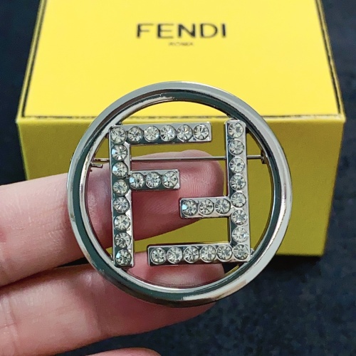 Cheap Fendi Brooches For Women #1252012 Replica Wholesale [$25.00 USD] [ITEM#1252012] on Replica Fendi Brooches