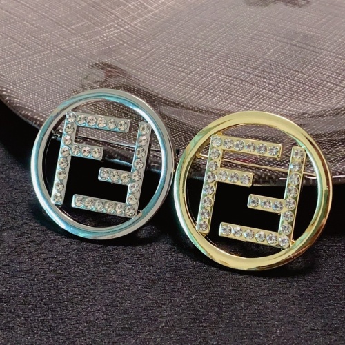 Cheap Fendi Brooches For Women #1252012 Replica Wholesale [$25.00 USD] [ITEM#1252012] on Replica Fendi Brooches